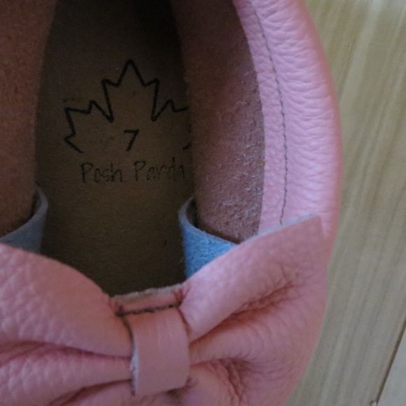 Posh Panda X Herr wild rags rugged sole cowhide moccasins - Picture 2 of 6